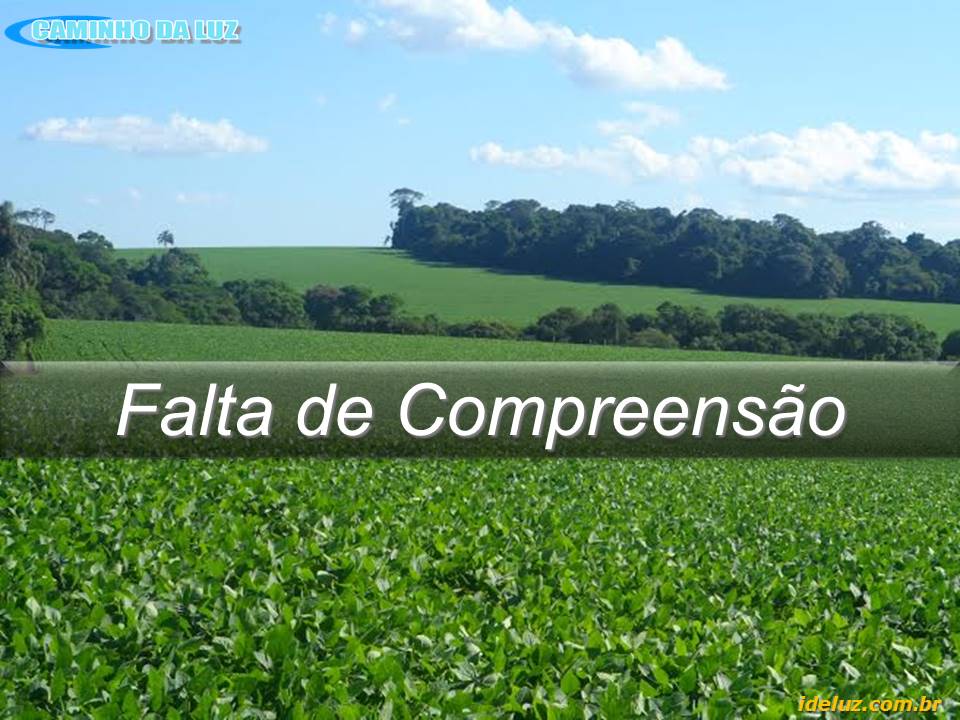 Falta de Compreensão