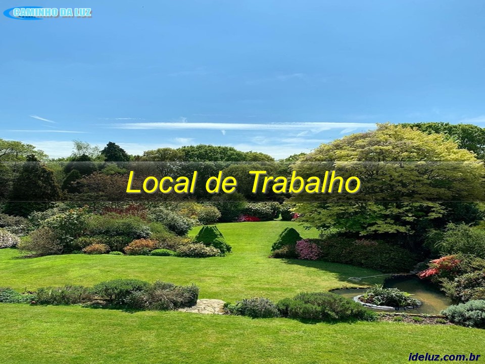 O local de trabalho
