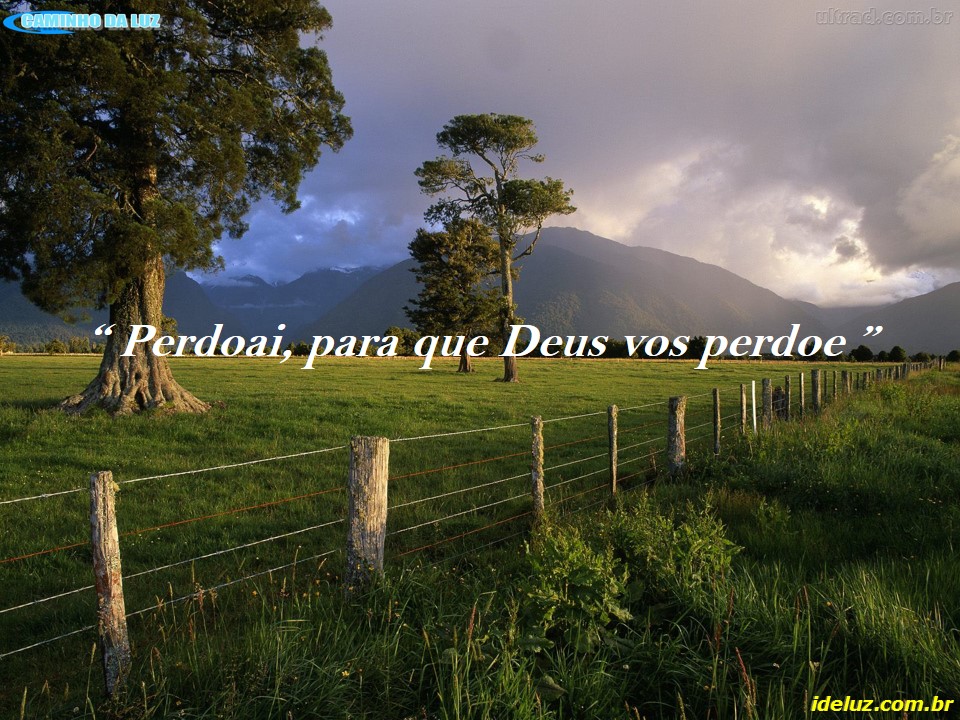 Perdoai para que Deus vos perdoe