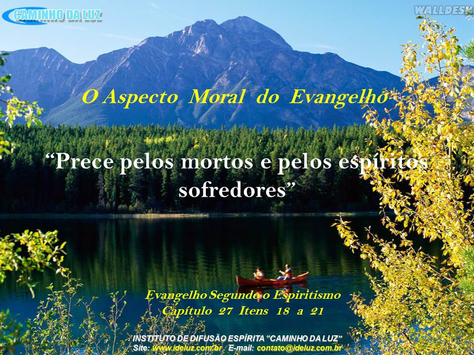 Prece pelos mortos e pelos espiritos sofredor