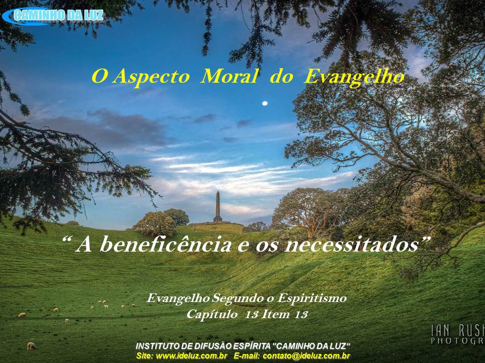 A Beneficência e os Necessitados