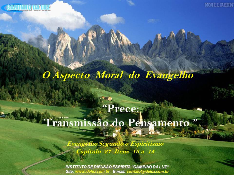 Prece: Transmissão do Pensamento