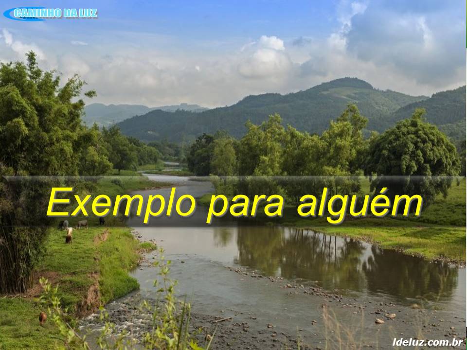 Exemplo para alguém