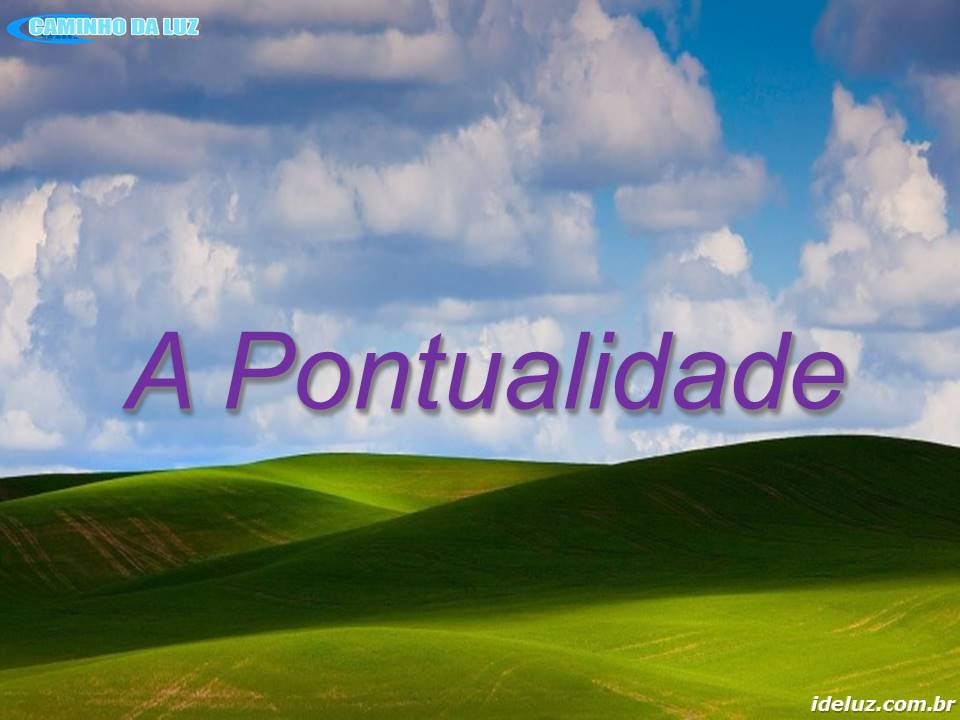 A Pontualidade