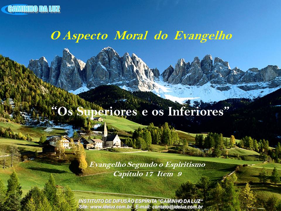 Os Superiores e os Inferiores