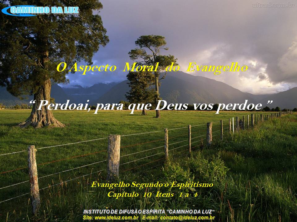 Perdoai para que Deus vos perdoe